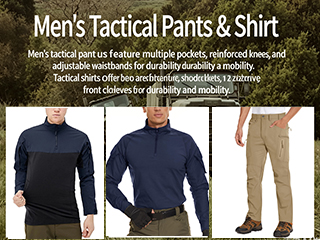 Pantaloni tattici o magliette tattiche: come scegliere l'abbigliamento giusto per la tua linea di prodotti outdoor?